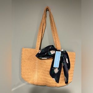 Draper James Everyday straw bag.